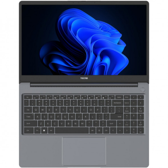 Ноутбук TECNO MegaBook K15SDA (15.6&amp;quot;, IPS, AMD Ryzen 5 7430U 2.3ГГц, 6 ядер, 16ГБ DDR4, 512ГБ SSD, AMD Radeon Graphics, Windows 11 Home), серый в Калуге