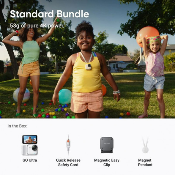 Экшн-камера Insta360 GO Ultra Standard Bundle, White в Калуге