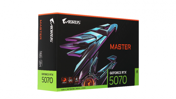 Видеокарта Gigabyte GeForce RTX 5070 AORUS MASTER, 12 ГБ GDDR7 в Калуге