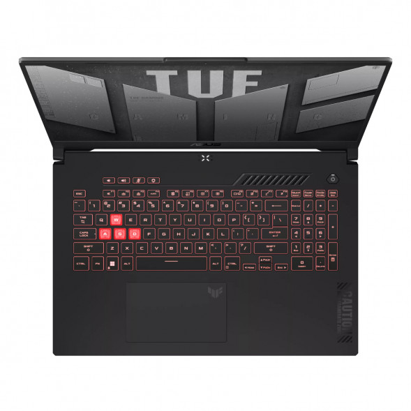Ноутбук ASUS TUF Gaming A17 FA707NUG-HX156 (17.3&amp;quot;, IPS, 6 ядер, AMD Ryzen 7 7445HS 3.2 ГГц, 16 ГБ DDR5, SSD 512 ГБ, NVIDIA GeForce RTX 4050 - 6 ГБ, без ОС), черный в Калуге
