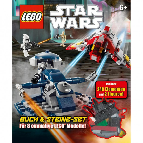 Книга и набор кубиков LEGO Star Wars Buch &amp;amp; Steine-Set Fur 8 einmalige Lego Modelle! в Калуге