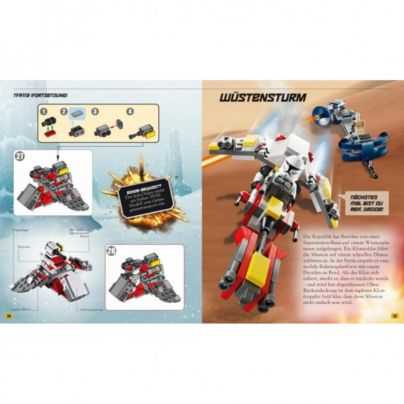 Книга и набор кубиков LEGO Star Wars Buch &amp;amp; Steine-Set Fur 8 einmalige Lego Modelle! в Калуге