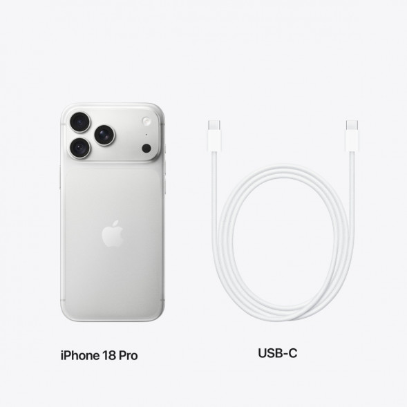 Смартфон Apple iPhone 18 Pro 512GB (SIM + eSIM), Silver в Калуге