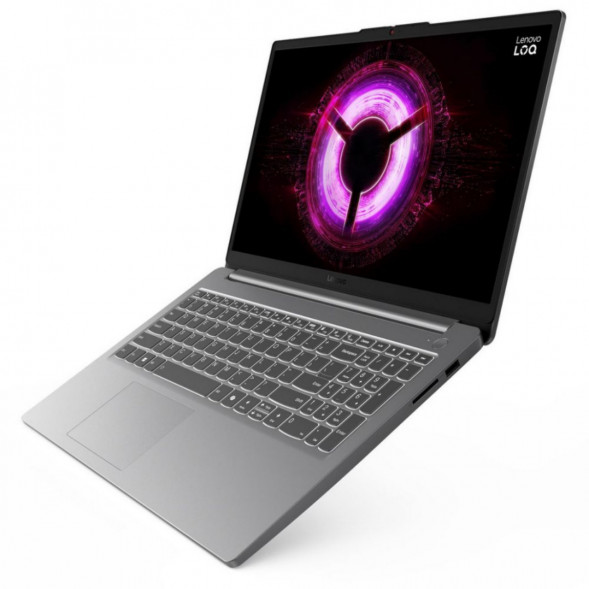 Ноутбук Lenovo LOQ 15ARP10E (83S0007FUS) (15.6&amp;quot;, IPS, AMD Ryzen 7 170 3.2 ГГц, 8 ядер, 16 ГБ DDR5, SSD 512 ГБ, NVIDIA  GeForce RTX 4050 - 6 ГБ, Windows 11 Home), серый в Калуге