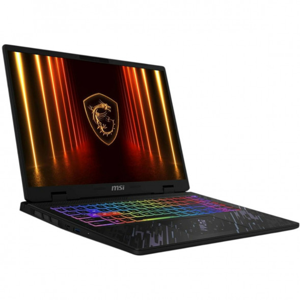 Ноутбук игровой MSI Pulse A16 AI+ C3HWGKG-030XRU (16&amp;quot;, IPS, AMD Ryzen AI 7 350 2ГГц, 8 ядер, 32ГБ DDR5, 1ТБ SSD, NVIDIA GeForce RTX 5070, TGP 115Вт, FreeDOS) черный в Калуге