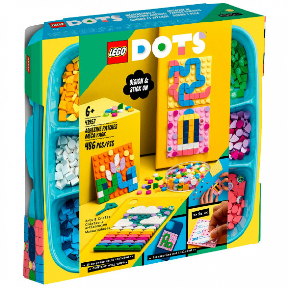 Конструктор LEGO DOTS 41957 Большой набор пластин-наклеек с тайлами в Калуге