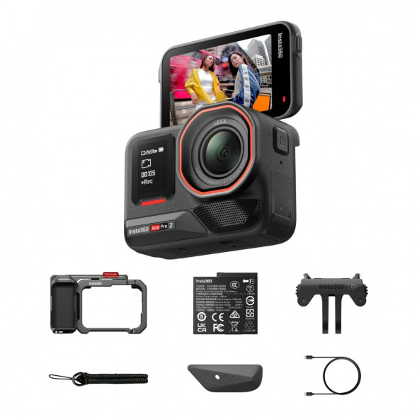 Экшн-камера Insta360 Ace Pro 2 Single Battery Xplorer Bundle, Gray в Калуге