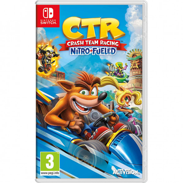 Игра Crash Team Racing Nitro-Fueled для Nintendo Switch, картридж в Калуге