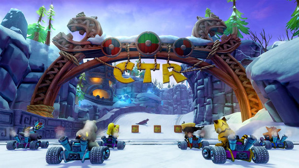 Игра Crash Team Racing Nitro-Fueled для Nintendo Switch, картридж в Калуге