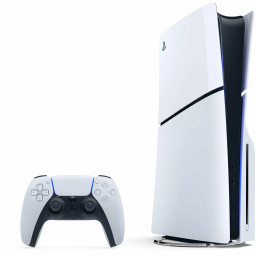 Игровая приставка Sony PlayStation 5 Slim 1TB с дисководом, белый