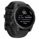Умные часы Garmin Fenix E 47мм Amoled Slate Grey Steel с чёрным силиконовым ремешком 010-03025-01 в Калуге
