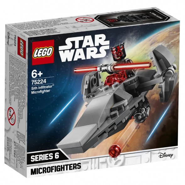 Конструктор LEGO Star Wars 75224 Микрофайтеры Корабль-лазутчик ситхов в Калуге