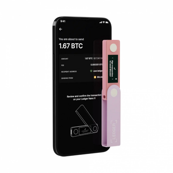 Аппаратный криптокошелек Ledger Nano X, Pastel Pink в Калуге