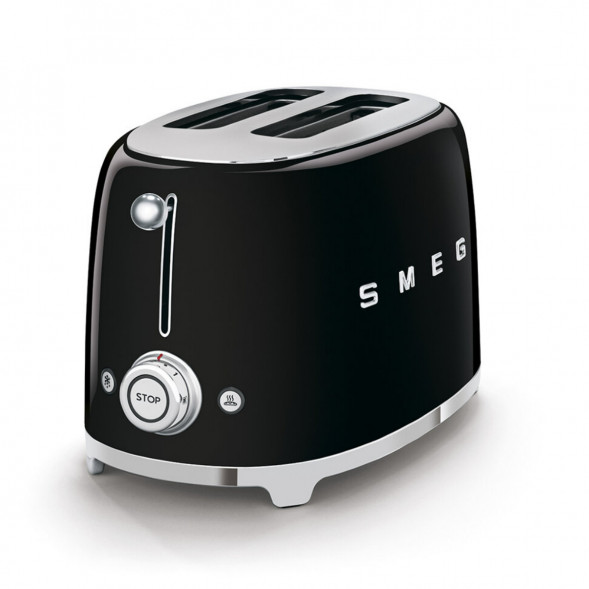 Тостер Smeg TSF01BLEU, черный в Калуге