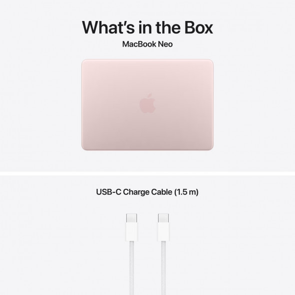 Ноутбук Apple MacBook Neo MHFH4 (A18 Pro 5-Core GPU, 8/256GB), Розовый/Blush в Калуге
