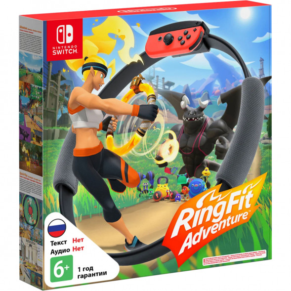 Ring Fit Adventure (Игра + контроллер Ring-Con + ремень на ногу Belt) [Nintendo Switch, английская версия] в Калуге