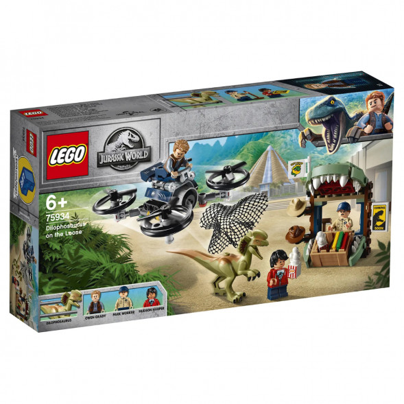 Конструктор LEGO Jurassic World 75934 Побег дилофозавра в Калуге