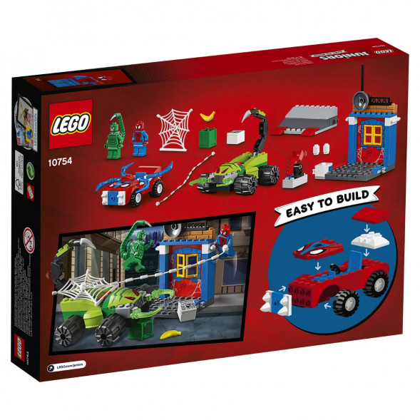Конструктор LEGO Juniors 10754 Решающий бой Человека-паука против Скорпиона в Калуге