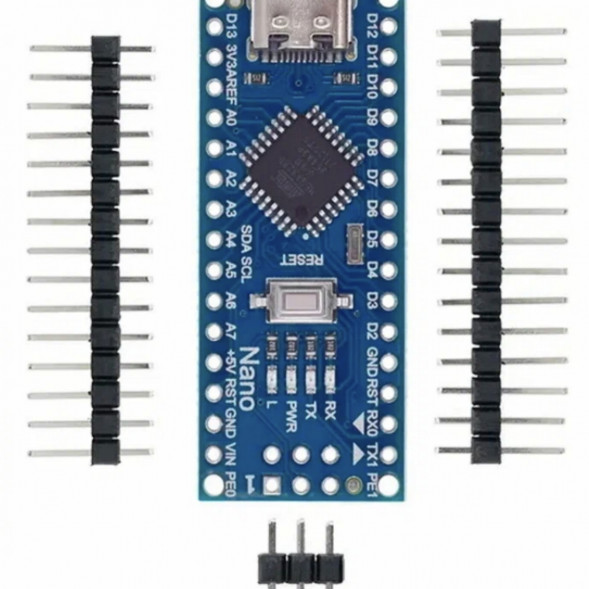 Микроконтроллер Arduino NANO TYPE-C V3.0 (совместимый) Atmega328 CH340 в Калуге