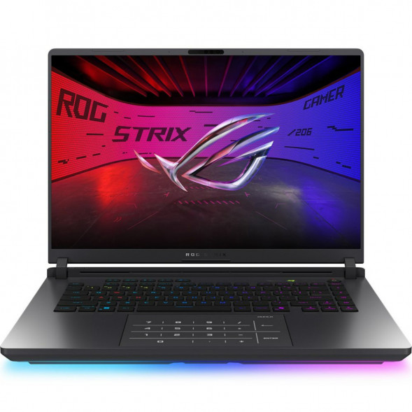 Ноутбук игровой ASUS ROG Strix G16 G615JMR-TS415 (16&amp;quot;, IPS, Intel Core i7-14650HX 2.2ГГц, 16-ядерный, 16ГБ DDR5, 512 ГБ SSD, NVIDIA GeForce RTX 5060 - 8 ГБ, без ОС), серый в Калуге