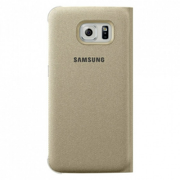 Чехол для Samsung Galaxy S6 S-View Cover (EF-CG920BFE), Gold в Калуге