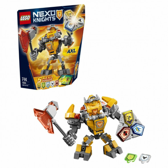 Конструктор LEGO Nexo Knights 70365 Боевые доспехи Акселя в Калуге