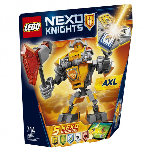 Конструктор LEGO Nexo Knights 70365 Боевые доспехи Акселя в Калуге