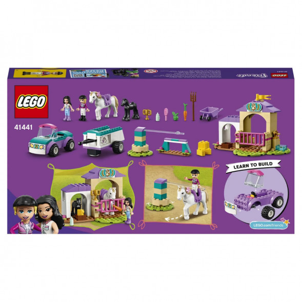 Конструктор LEGO Friends 41441 Тренировка лошади и прицеп для перевозки в Калуге