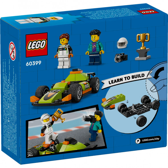 Конструктор LEGO City 60399 Зеленый Гоночный автомобиль в Калуге