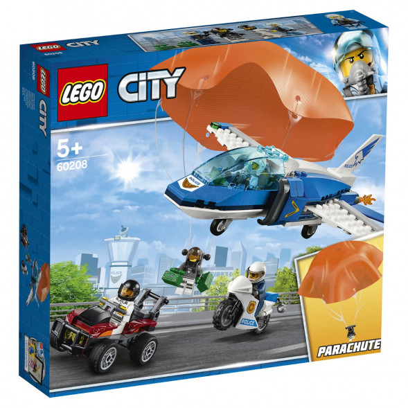 Конструктор LEGO City Police 60208 Воздушная полиция: арест парашютиста в Калуге