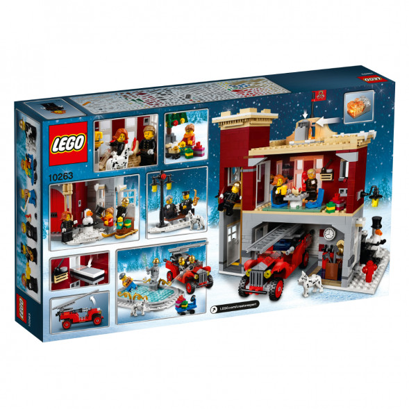 Конструктор LEGO Creator 10263 Пожарная часть в зимней деревне в Калуге