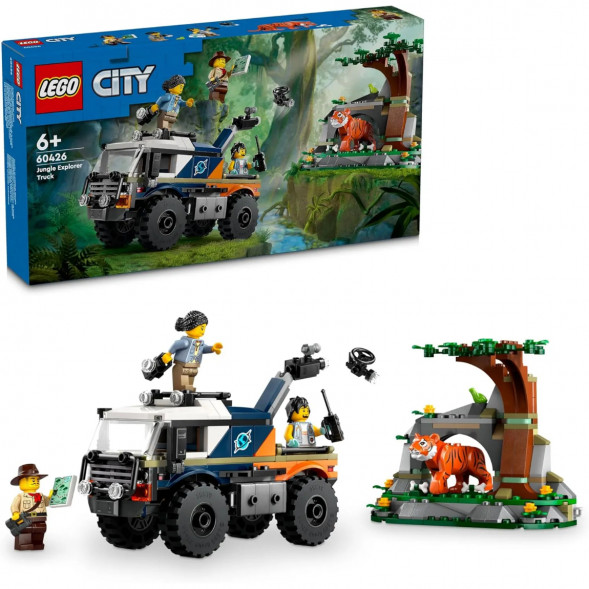 Конструктор LEGO City 60426 Внедорожный грузовик Исследователь джунглей в Калуге