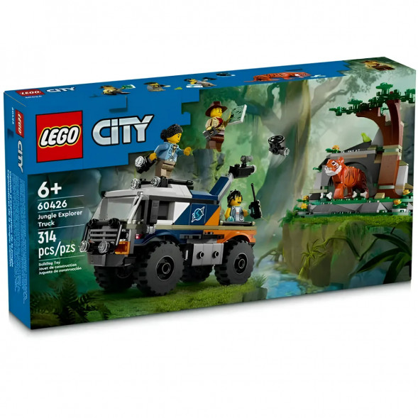 Конструктор LEGO City 60426 Внедорожный грузовик Исследователь джунглей в Калуге