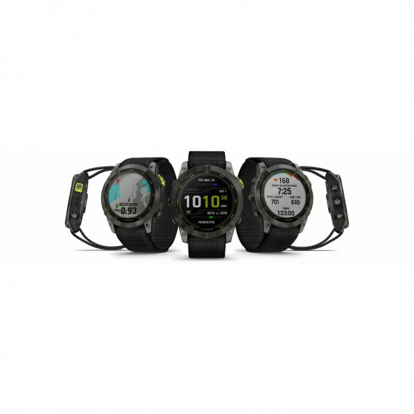 Умные часы Garmin Enduro 2 угольно-серый DLC титановый с нейлоновым ремешком UltraFit 010-02754-01 в Калуге