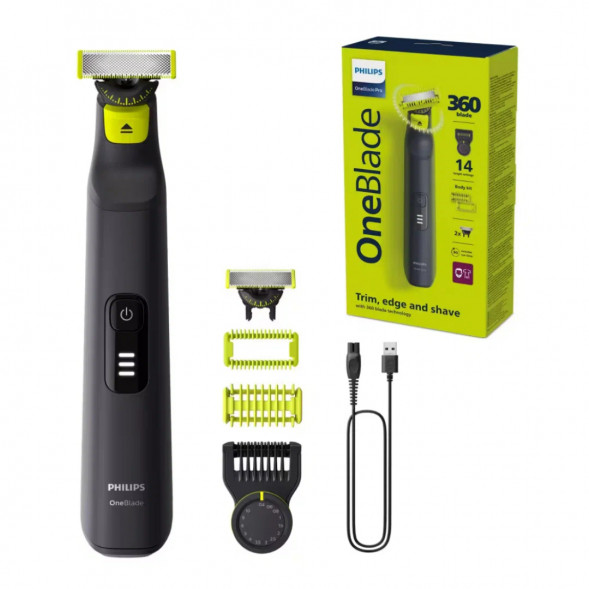 Триммер Philips QP6542/15 OneBlade 360 Pro Face + Body в Калуге