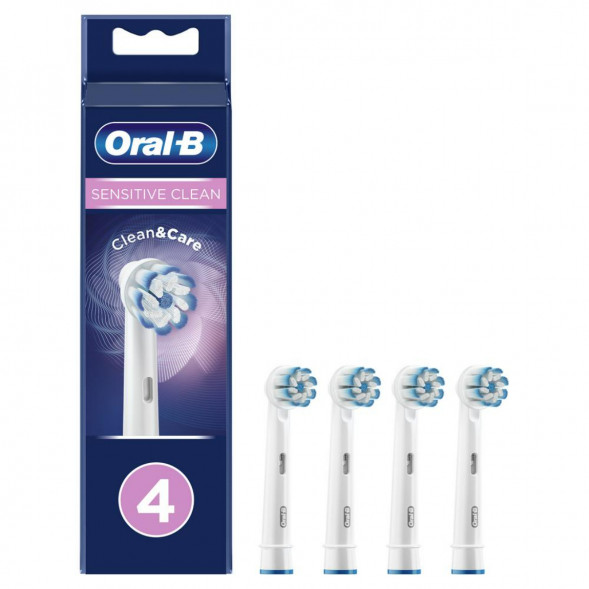 Насадки на зубные щетки Oral-B Sensitive Clean, 4 шт. в Калуге