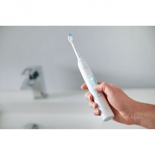 Электрическая звуковая зубная щетка Philips Sonicare ProtectiveClean 4500, White в Калуге