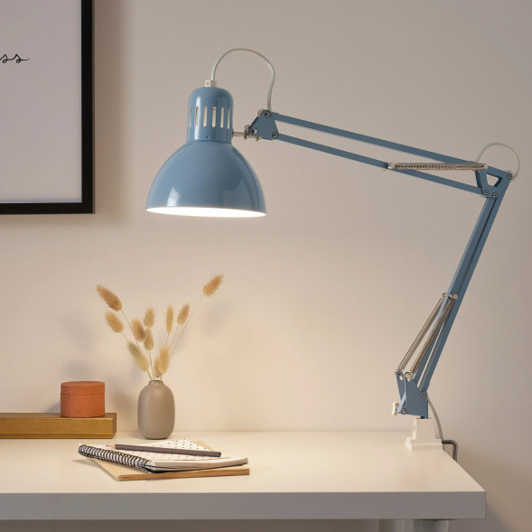 Лампа рабочая IKEA TERTIAL, голубой в Калуге