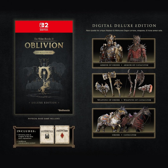 Игра The Elder Scrolls IV: Oblivion Remastered. Deluxe Edition [Nintendo Switch 2, английская версия] в Калуге