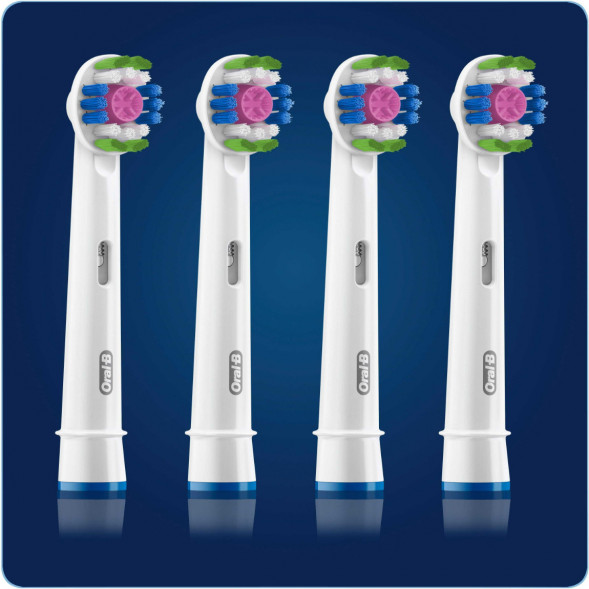 Насадки на зубные щетки Oral-B 3D White, 4 шт. в Калуге