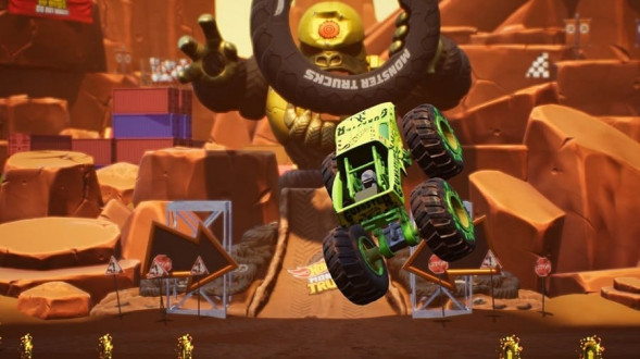 Игра Hot Wheels Monster Trucks: Stunt Mayhem [PS4, английская версия] в Калуге