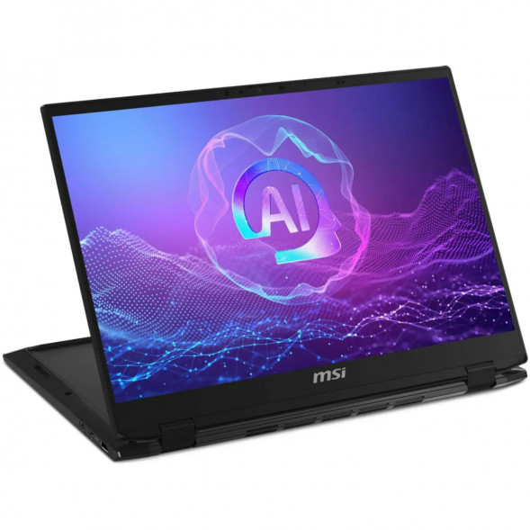 Ноутбук трансформер MSI Summit 16 AI Evo A2HMTG-057RU (16&amp;quot;, IPS, Intel Core Ultra 7 255H 2ГГц, 16 ядер, 16ГБ LPDDR5, 1ТБ SSD, Intel Arc 140T, Windows 11 Home), черный в Калуге