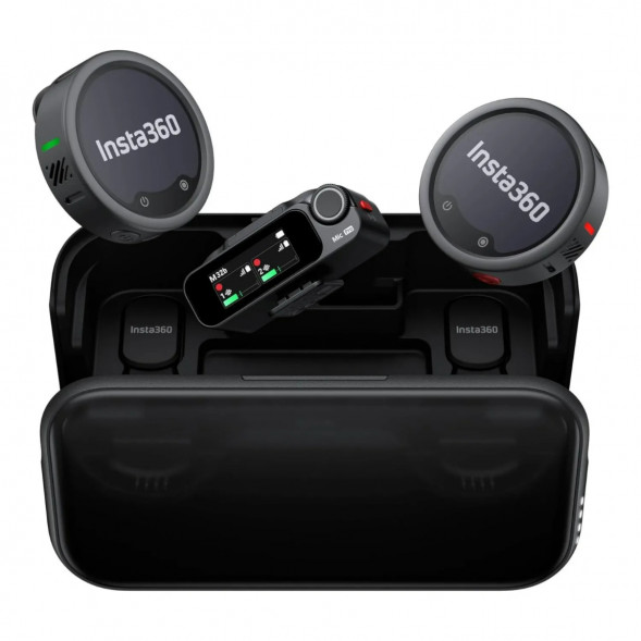 Беспроводной микрофон Insta360 Mic Pro (2TX + 1RX) в Калуге