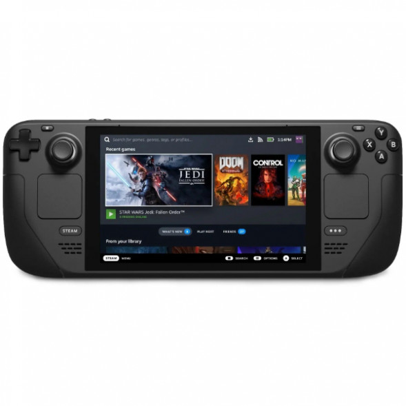 Игровая приставка Valve Steam Deck 64 ГБ SSD, черный в Калуге