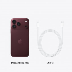 Смартфон Apple iPhone 18 Pro Max 2TB (eSIM), Burgundy