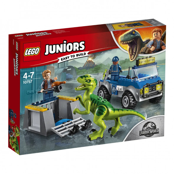 Конструктор LEGO Juniors 10757 Грузовик спасателей для перевозки раптора в Калуге