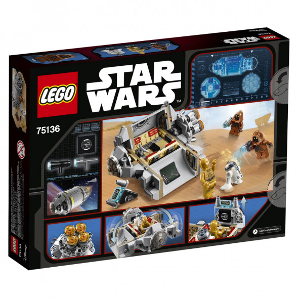 Конструктор LEGO Star Wars 75136 Спасательная капсула дроидов в Калуге